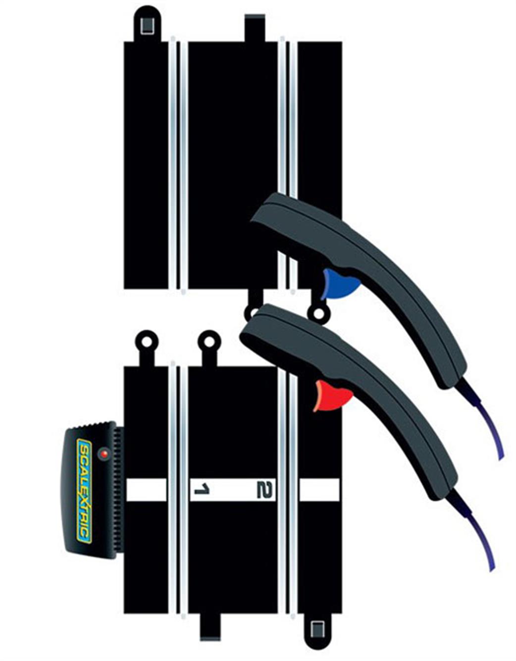 Scalextric 1/32 C8530 Sport Track Power and Control 2 x Throttle & Powerbase