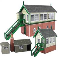 Metcalfe N Signal Box Card Kit PN133 has been a long-awiated addition to the Metcalfe range of pre-cut card kits in N gauge..