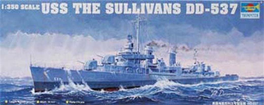Trumpeter 05304 USS The Sullivans DD-537 WW2 Destroyer kit 1/350