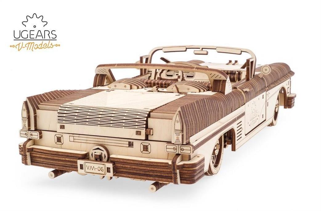 Ugears  70073 Dream Cabriolet Wooden Construction Model