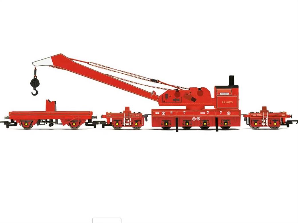 Hornby OO R60077 BR Operating Breakdown Crane Red