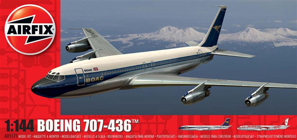 Airfix 1/144 A05171 Boeing 707 Civilian Airliner Kit