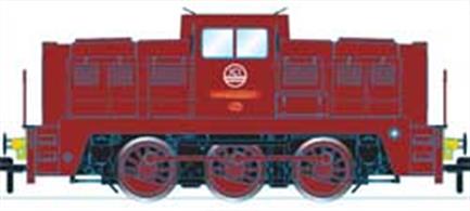 Oxford Rail &amp; Golden Valley Hobbies GV2020 Janus 0-6-0 diesel shunter ICI Salt Division Red LiveryICI operated Janus locomotives at several locations across the UK. In several places the ICI locomotives operated over BR tracks around exchange sidings.