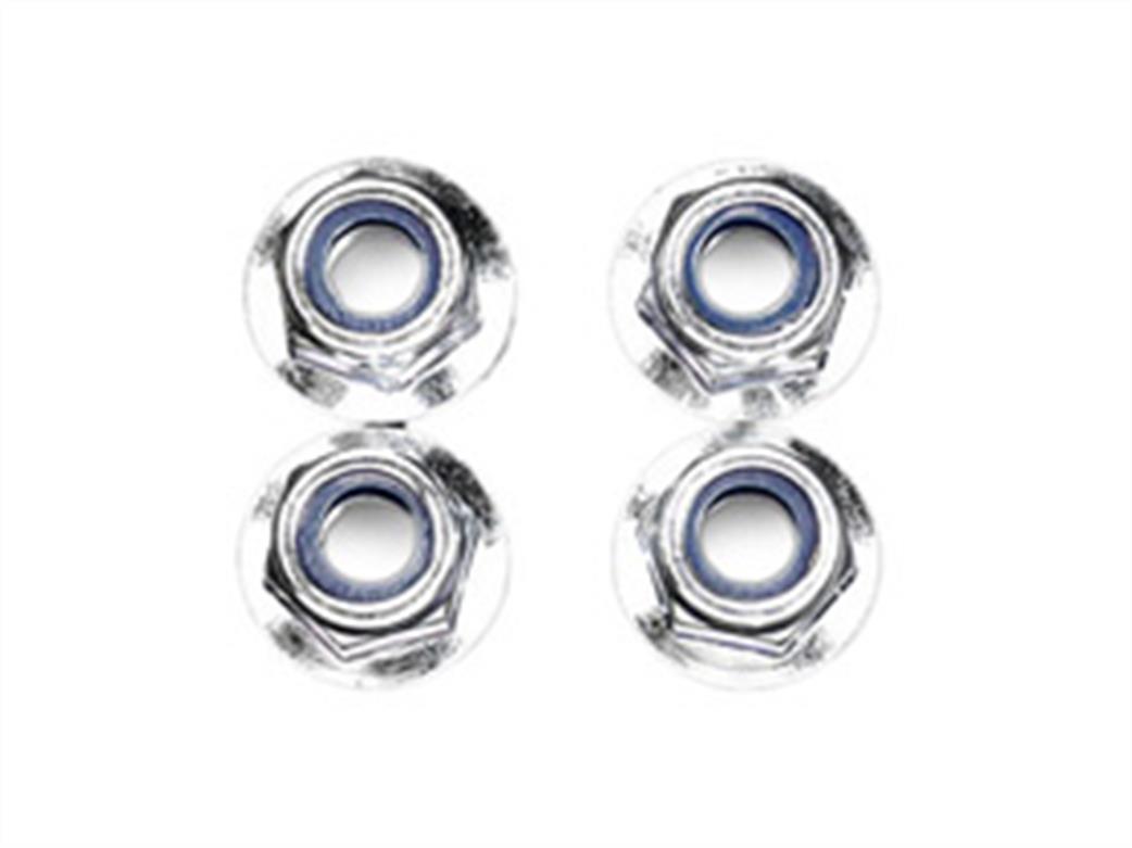 Hot Bodies  C8168 Lightning Stadium Spare Flanged Lock Nut 5mm (4Pcs)
