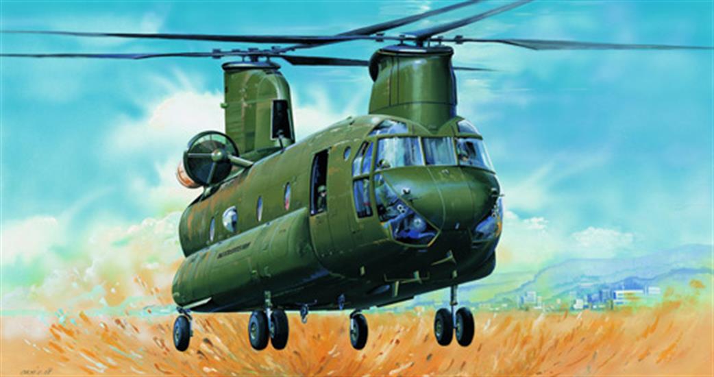 Trumpeter 1/35 05105 Chinook CH-47D US Helicopter 1991 Gulf War