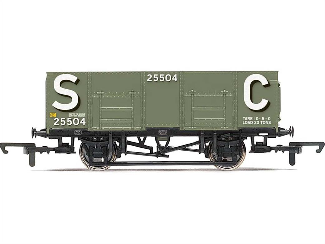 Hornby OO R60256 Stephenson Clarke 20Ton Steel Body Open Wagon Grey S C