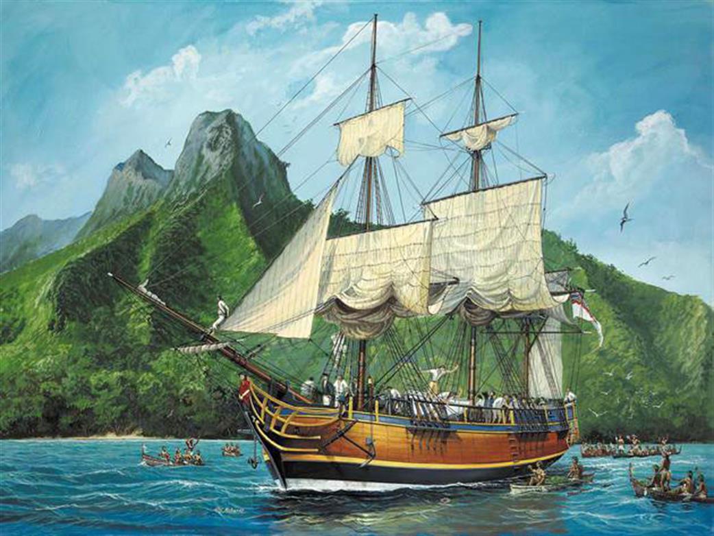 Revell 1/110 05404 HMS Bounty Captain William Bligh Mutinous Ship Kit
