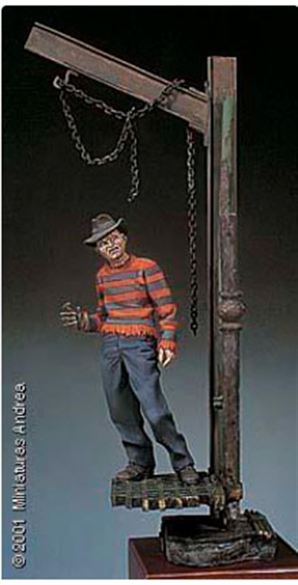Andrea Miniatures 54mm SGF60 Nightmare Freddy Krueger Unpainted Figure Kit