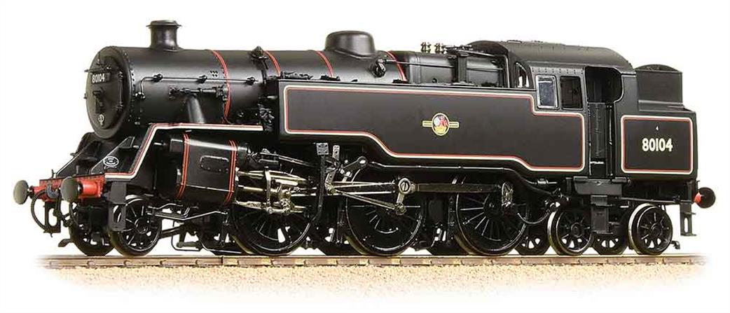 Bachmann OO 32-360A BR 80104 Standard Class 4MT 2-6-4 Tank BR Lined Black Late Crest