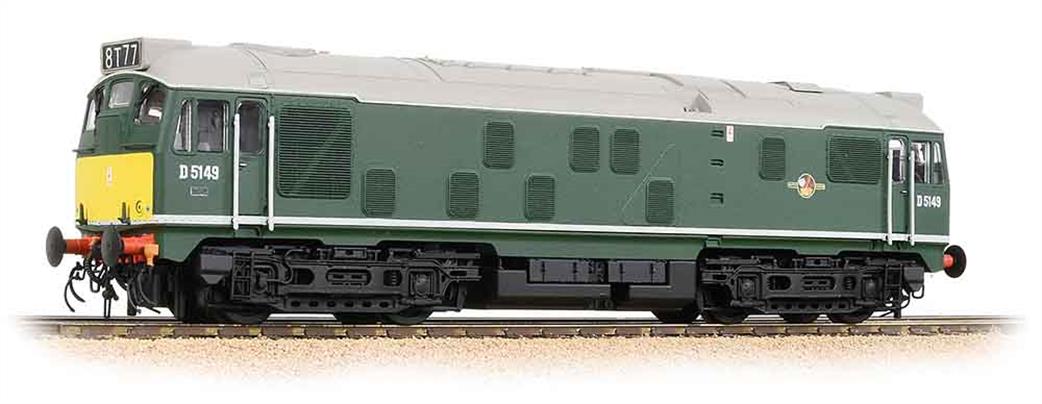 Bachmann OO 32-441 BR D5149 Class 24/1 with Headcode Boxes Green Small Yellow Panels