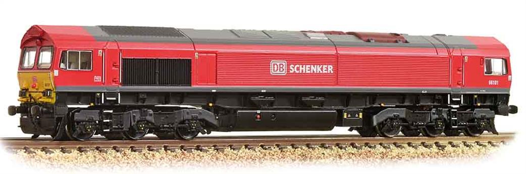 Graham Farish 371-383A DB Schenker 66101 Class 66 Co-Co Freight Locomotive DB Red N