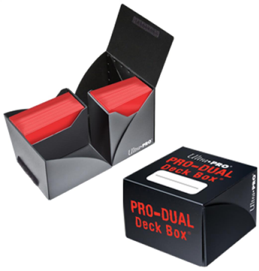 Ultra Pro 82991 PRO-DUAL 180 Card Black Deck Box