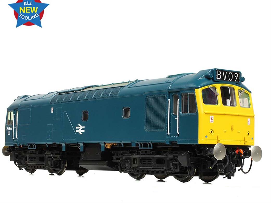 Bachmann OO 32-345 BR 25155 Class 25/2 Diesel Locmomotive Rail Blue
