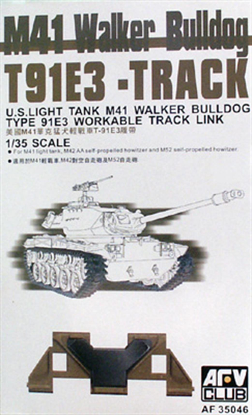 AFV Club 1/35 AF35046 M41 Walker Bulldog T91E3 Track