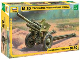Zvezda 3510 1/35th Scale Soviet M-30 122mm HowitzerNumber of Parts 89   Length 160mm