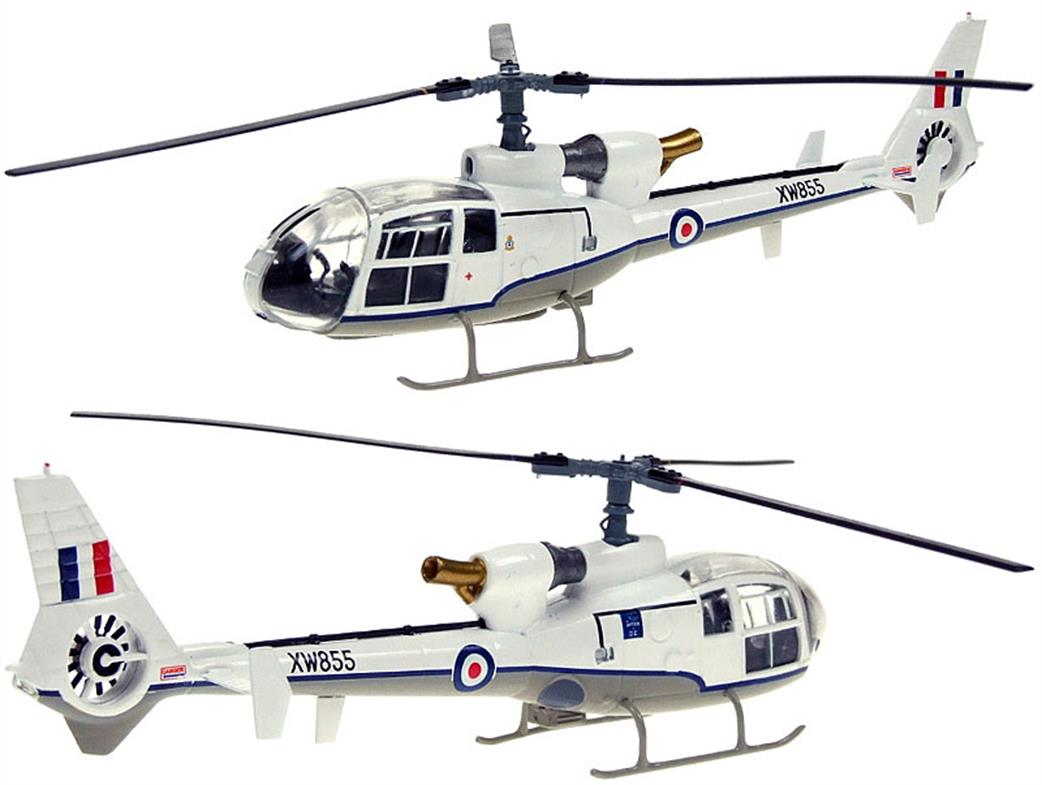 Aviation AV7224001 Westland Gazelle HCC4 XW855 Helicopter Model 1/72