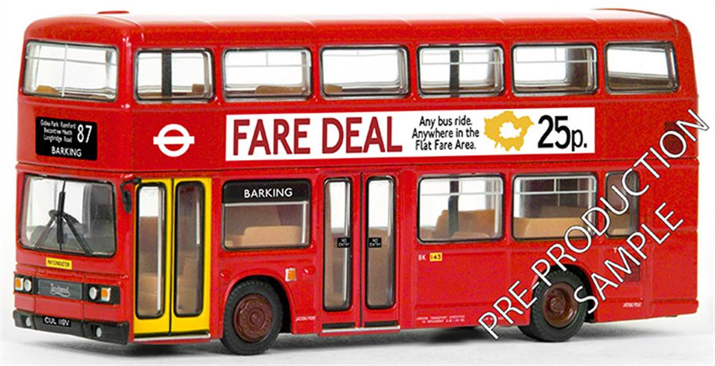 EFE 1/76 28824 Leyland Titan 2 Door London Transport Bus Model