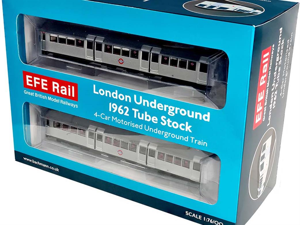 Bachmann EFE Rail OO E99942 London Underground 1962 Tube Stock 4-car Train