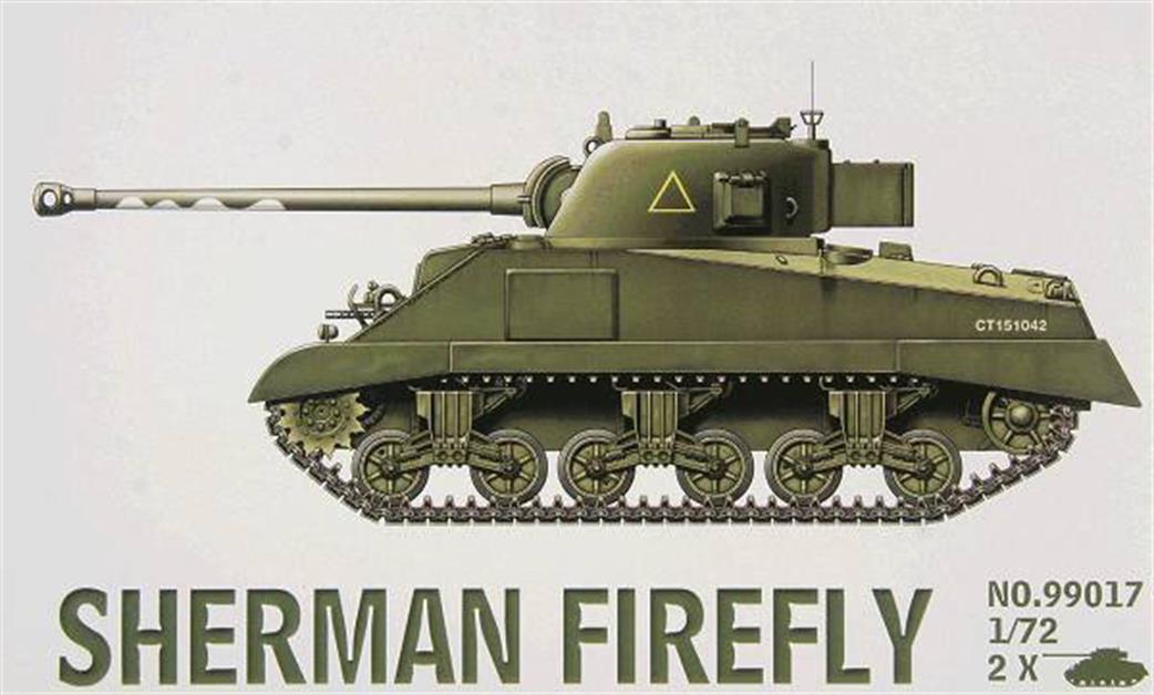 Armourfast 1/72 99017 Sherman Firefly AFV Twin Pack Pack of 2