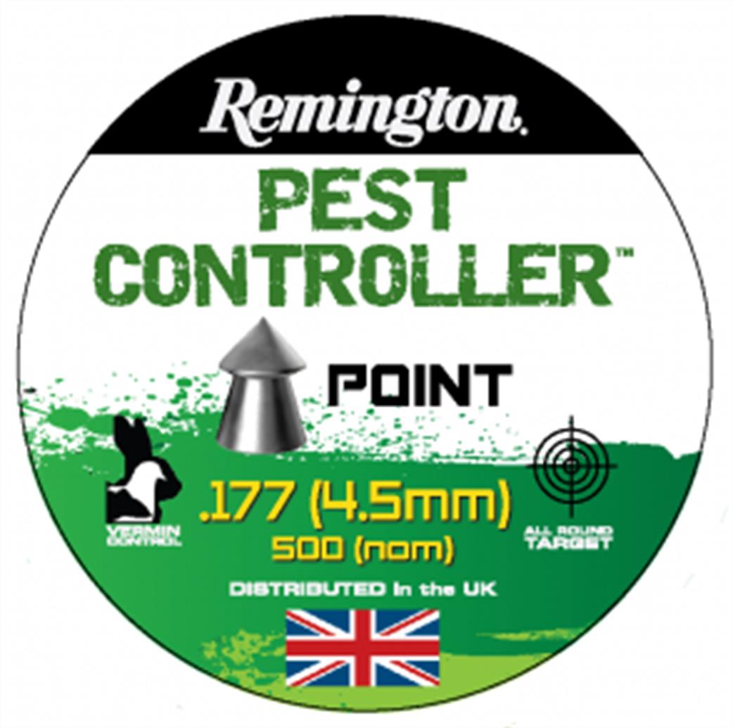 Remington  REMUKPESTP177 Pest Controller Pointed .177  Air Gun Pellets Carton of 500