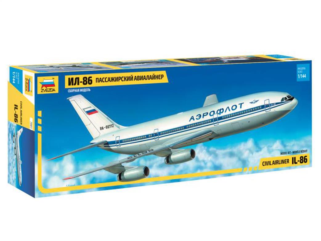 Zvezda 7001 Ilyushin IL-86 Civil Airliner Kit 1/144