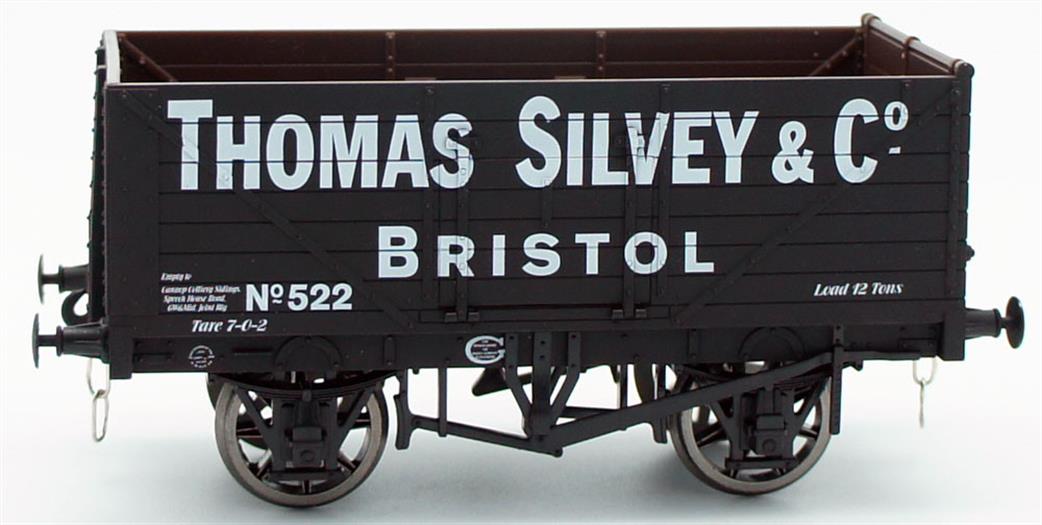 Dapol O Gauge ANTSPEC3 Thomas Silvey & Co, Bristol 7 Plank Open Wagon Antics Limited Edition
