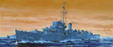 Trumpeter 1/350 USS England DE-635 Escort Destroyer Plastic Kit 05305Quality plastic construction kit of the Buckley Class Destroyer USS England, that was commissioned on the 10th December 1943, sponsored by the mother of Ensign John C, England, killed on the battleship Oklahoma at Pearl Harbour.Usual good Trumpeter mouldings with 177 parts to produce a model that is 266 mm long. Glue and paints are requiredts.
