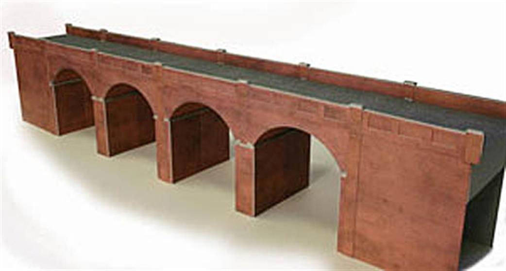 Metcalfe PO240 Red Brick Viaduct Card Construction Kit OO
