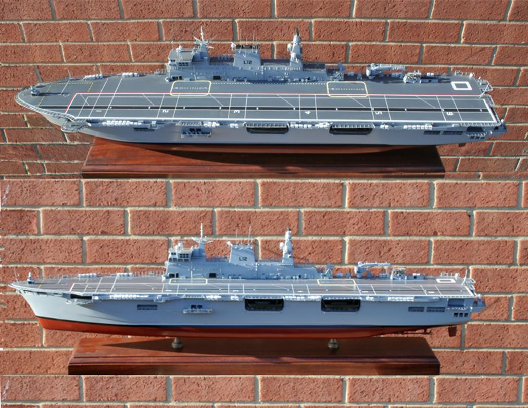 Bravo Delta 1/200 ANTS2 HMS Ocean Helicopter Carrier - Salvage required