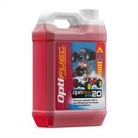 OPTIMIX RTR 20 – 2.5 is supplied as a 2.5lt container and is 20% nitromethane with 15% fully synthetic oil from KLOTZ. This is a very high performance RTR fuel for general use not race applications. The tuning band on RTR fuels are wider and therefore a little less critical