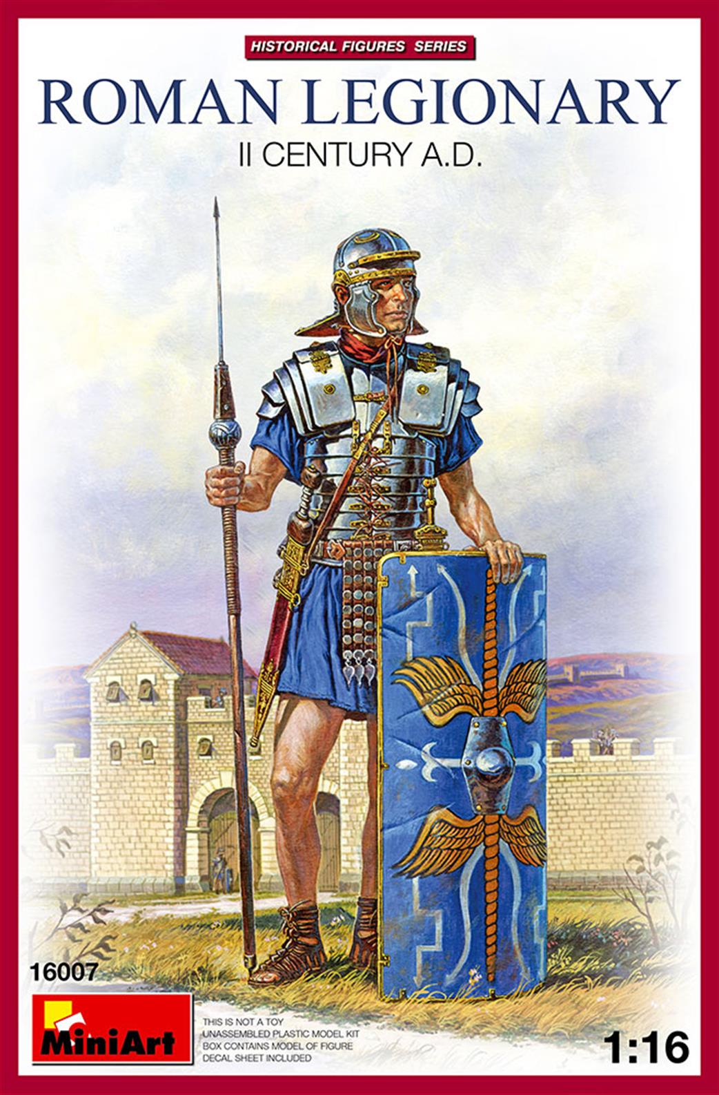 MiniArt 1/16 16007 Roman Legionary II Century AD Figure Kit