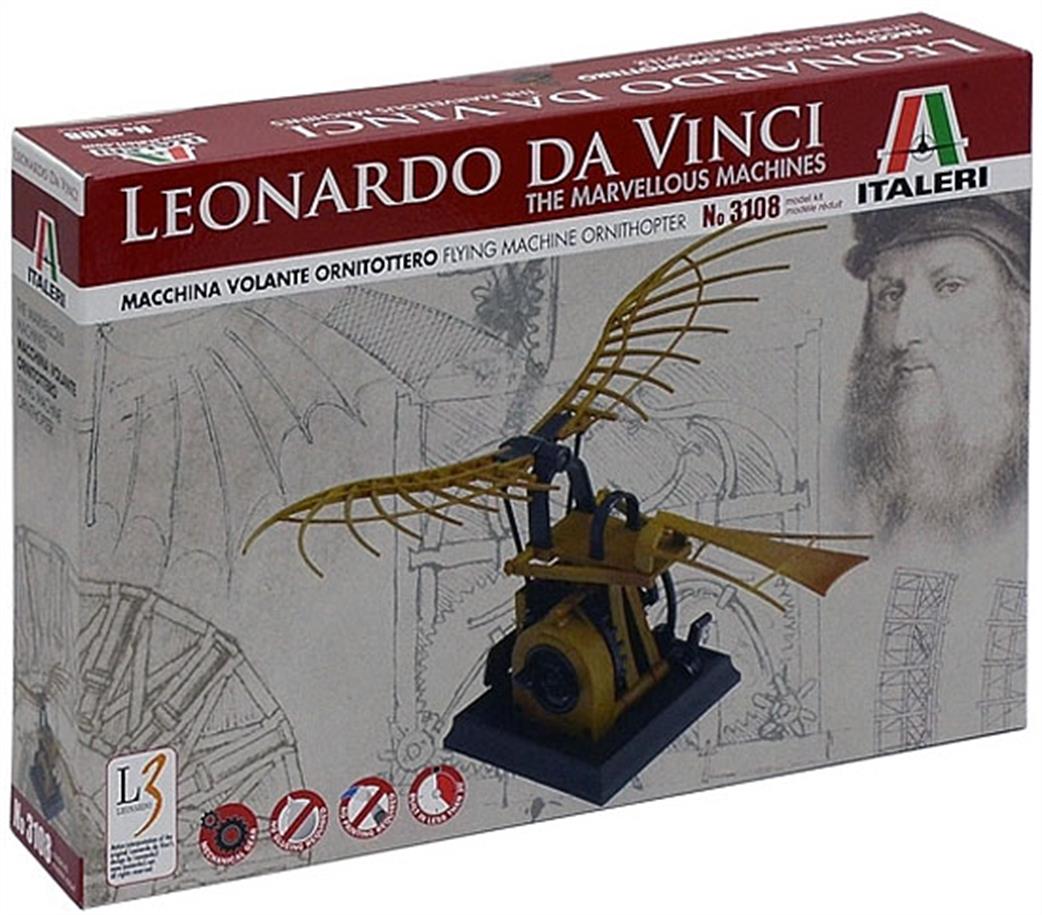 Italeri  3108 Flying Machine Ornithopter by Leonardo Da Vinci