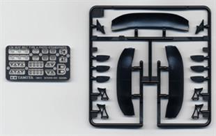 Tamiya 1/24 Z-Power Wing &amp; Etch Parts Set 12611This detail-up parts set depicts the ings Z-Power carbon lightweight racing wing. This new parts set offers a fresh and exciting new way to display Tamiya's 1/24 car models. Includes 3 types of rear wing, 3 stays, carbon pattern decals and logo decals. Also includes photo-etched parts and materials to depict four-point seat belt (2 sets). Compatible with most 1/24 scale sports car models. Recomended for use with 1/24 Skyline GT-R V-Spec (24210) GT-R V-Spec II (24258) and GT-R Z-tune (24282).