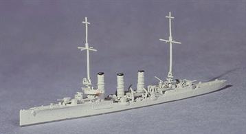 This light cruiser was building in Germany for Russia and was taken over after the start of WW1. Elbing was sunk during the Battle of Jutland.