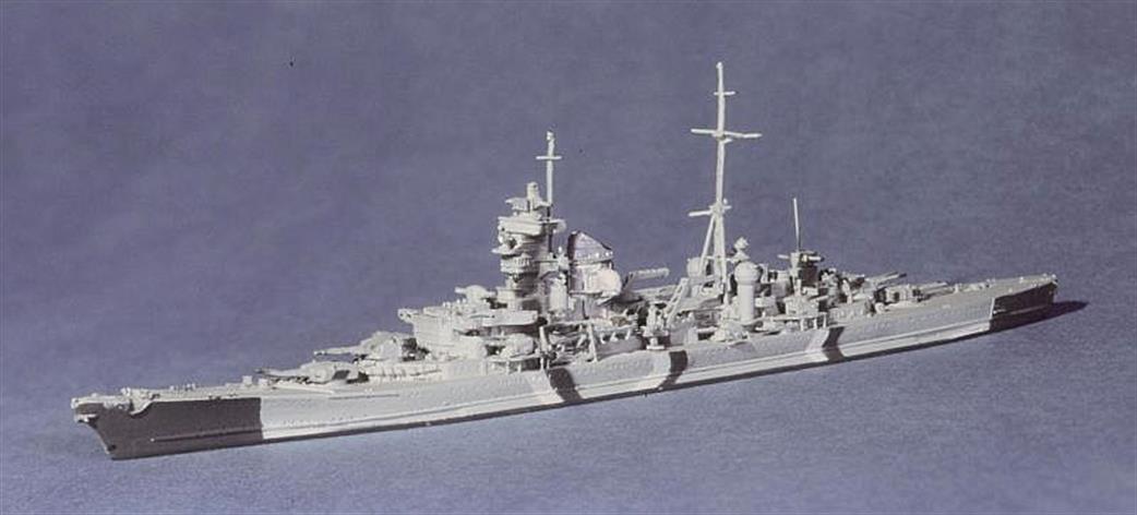 Navis Neptun 1/1250 T1030 KMS Prinz Eugen, camouflaged German WW2 Heavy Cruiser