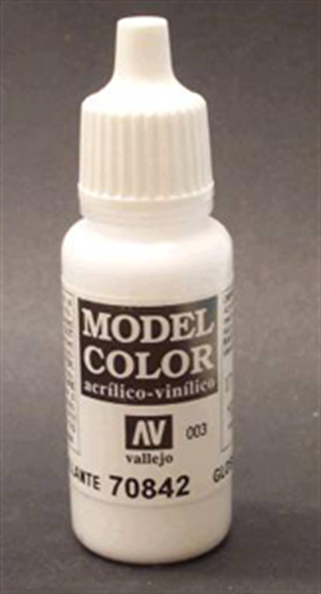 Vallejo  70842 842 Model Color Matt Gloss White Acrylic Paint 17ml 003