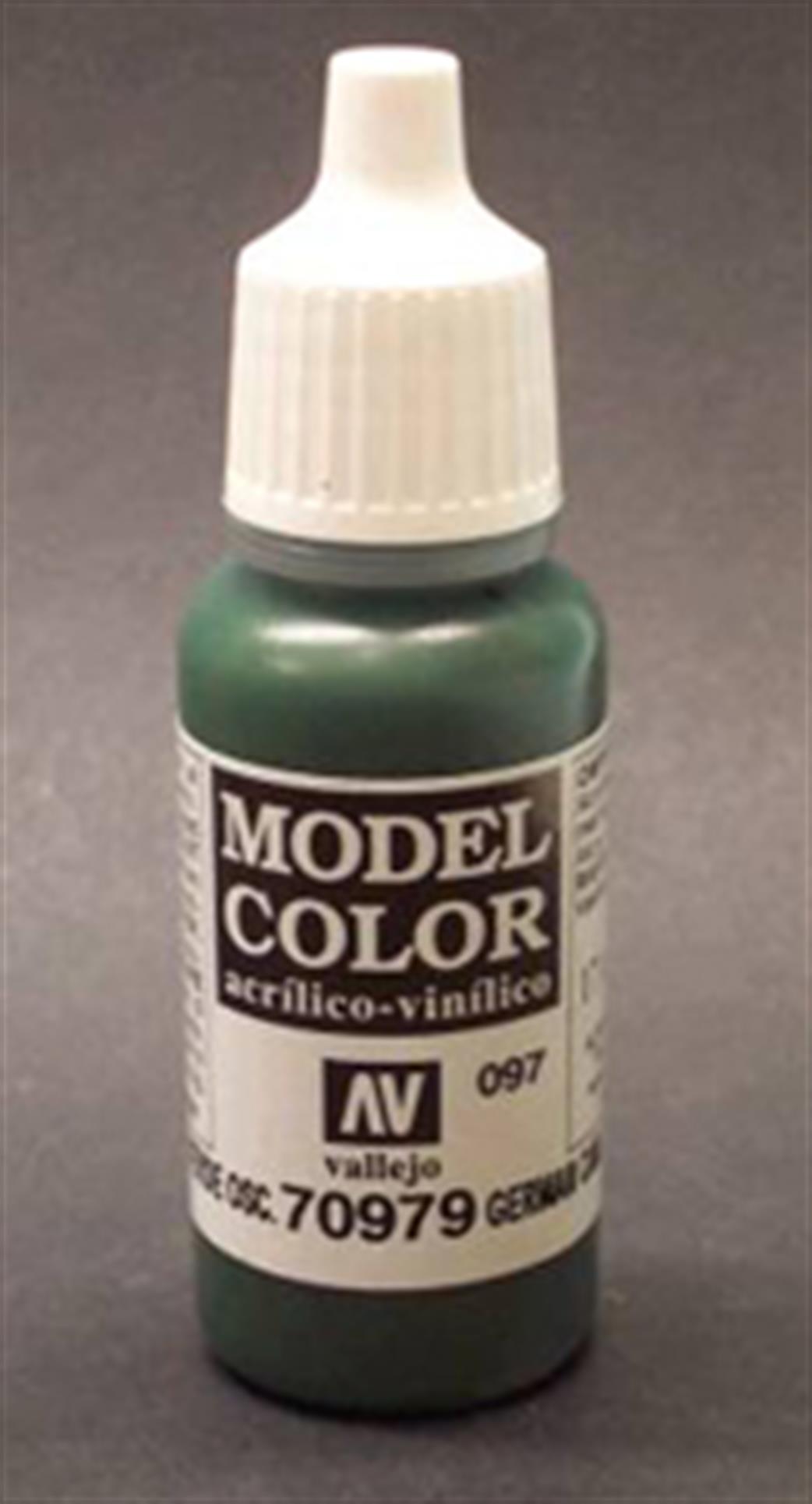Vallejo 70979 979 Model Color Matt German Camouflage Green Acrylic Paint 17ml 097
