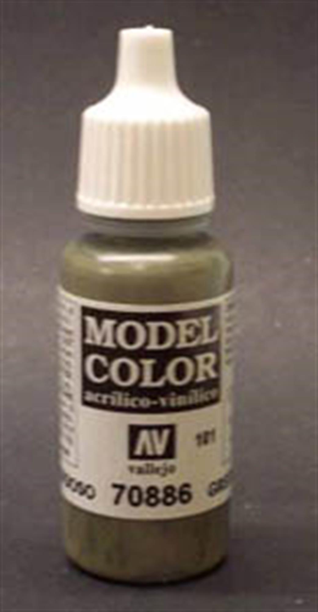 Vallejo  70886 886 Model Color Matt Green Grey Acrylic Paint 17ml 101 RLM02
