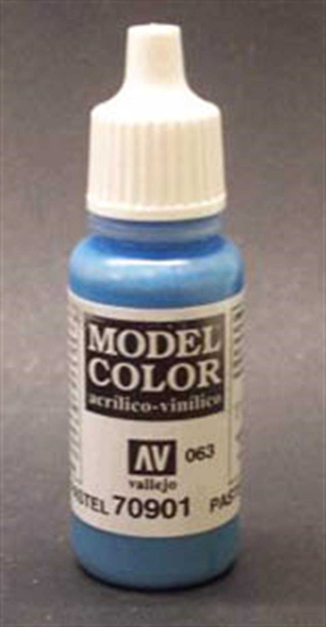 Vallejo  70901 901 Model Color Matt Pastel Blue Acrylic Paint 17ml 063