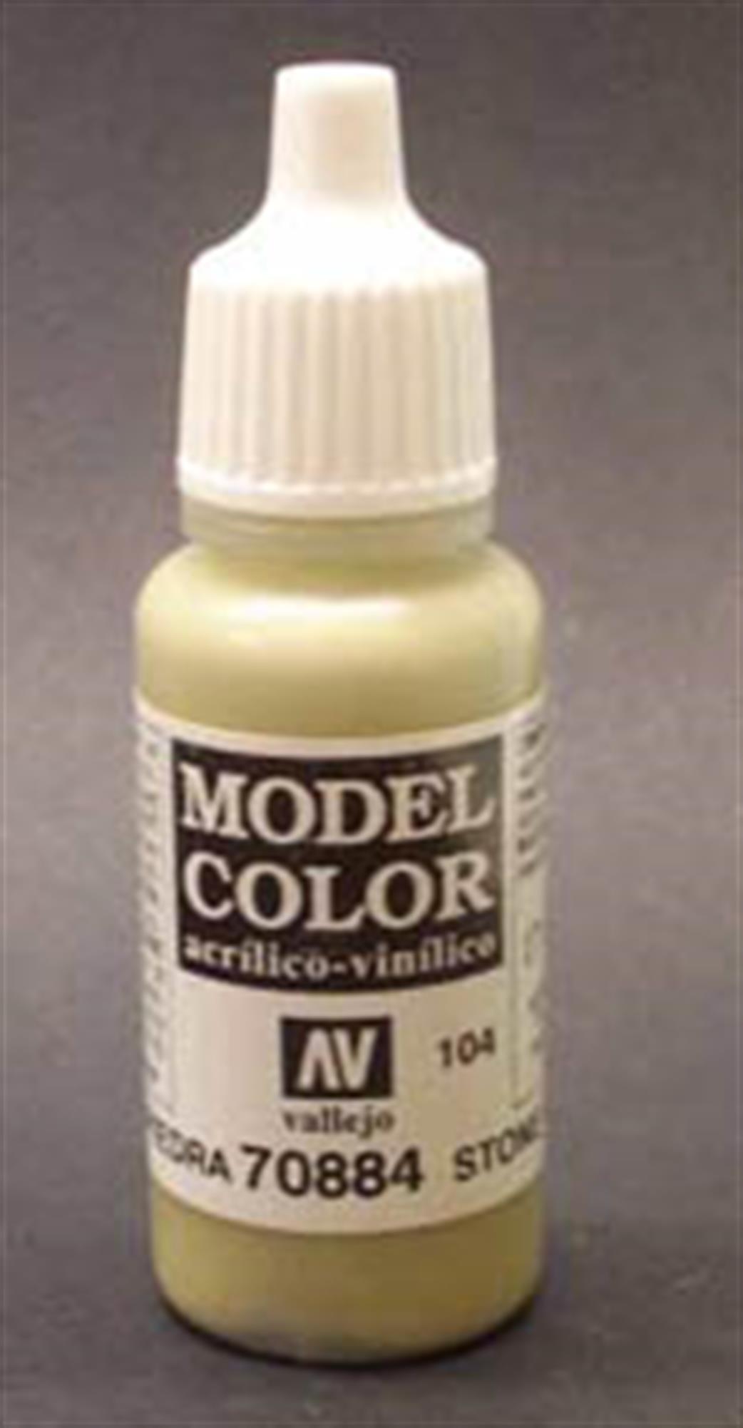 Vallejo 70884 884 Model Color Matt Stone Grey Acrylic Paint 17ml 104