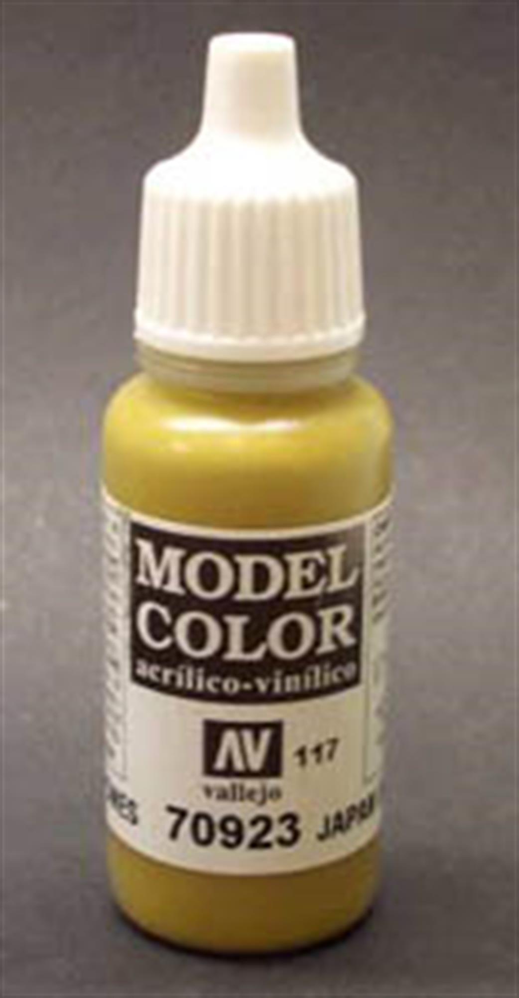Vallejo  70923 923 Model Color Matt Japan Uniform WWII Acrylic Paint 17ml 117