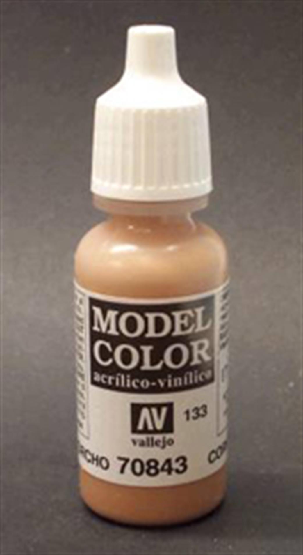 Vallejo  70843 843 Model Color Matt Cork Brown Acrylic Paint 17ml 133