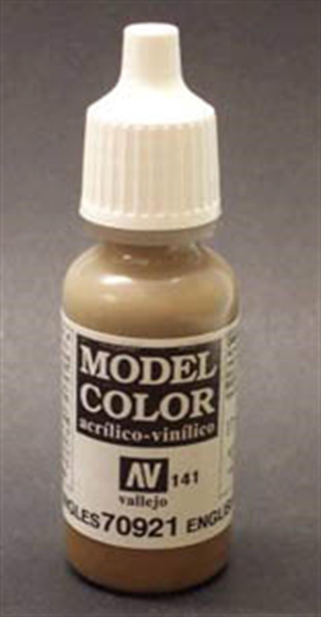Vallejo  70921 921 Model Color Matt English Uniform Acrylic Paint 17ml
