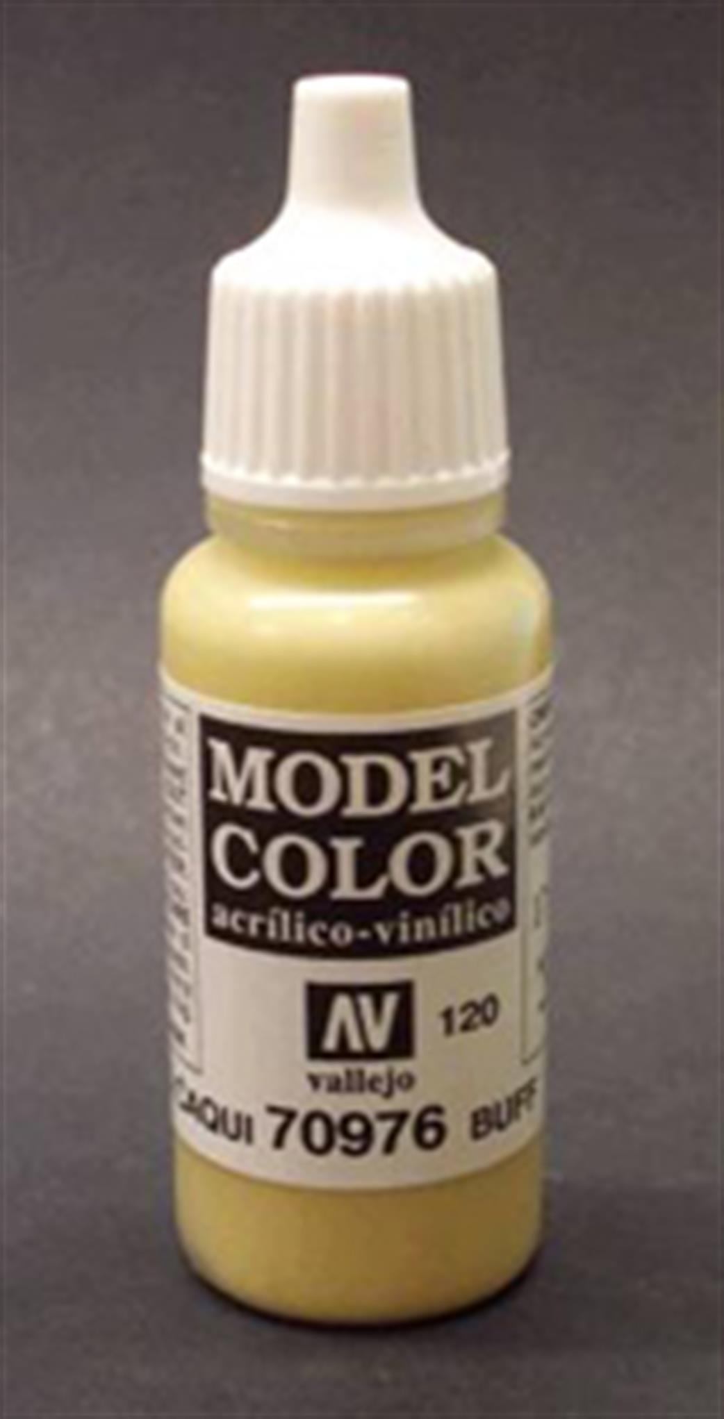 Vallejo 70976 976 Model Color Matt Buff Acrylic Paint 17ml 120
