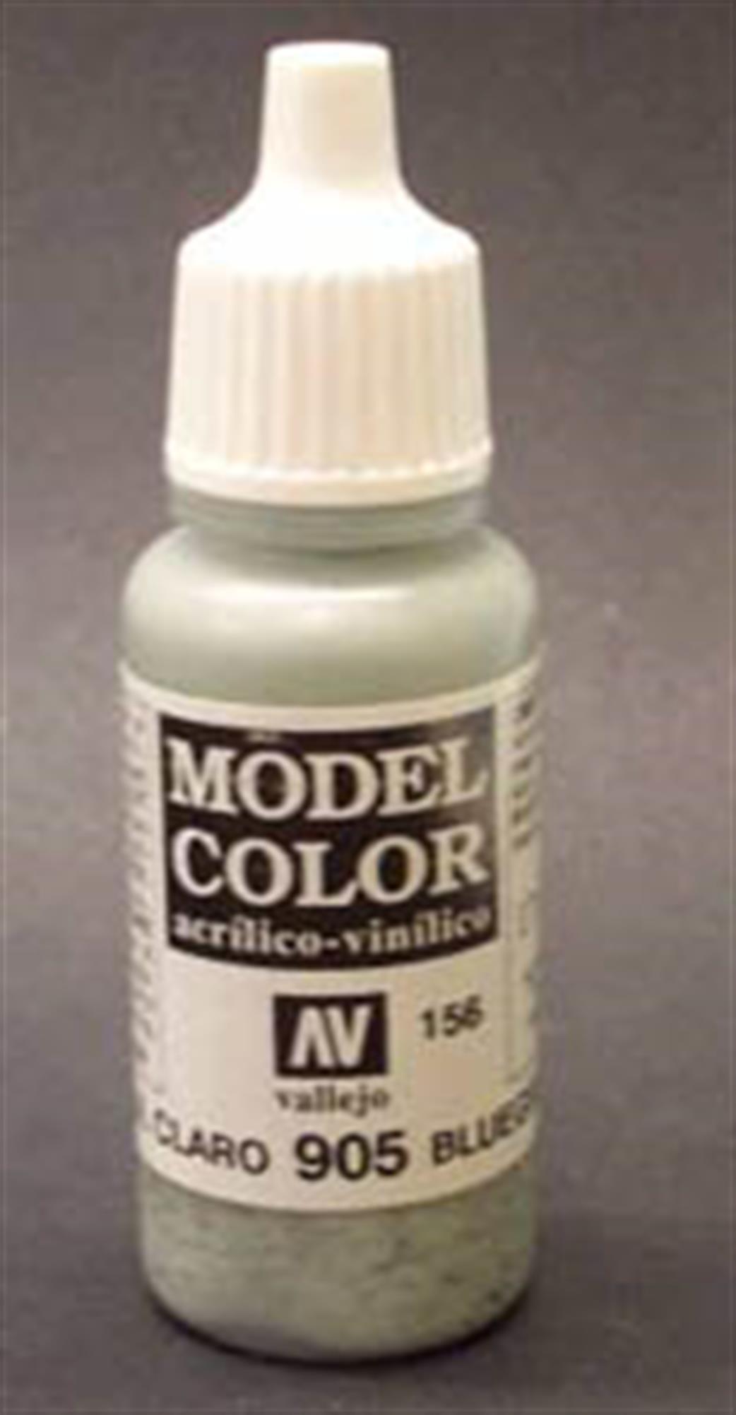 Vallejo  70905 905 Model Color Matt Bluegrey Pale Acrylic Paint 17ml 156