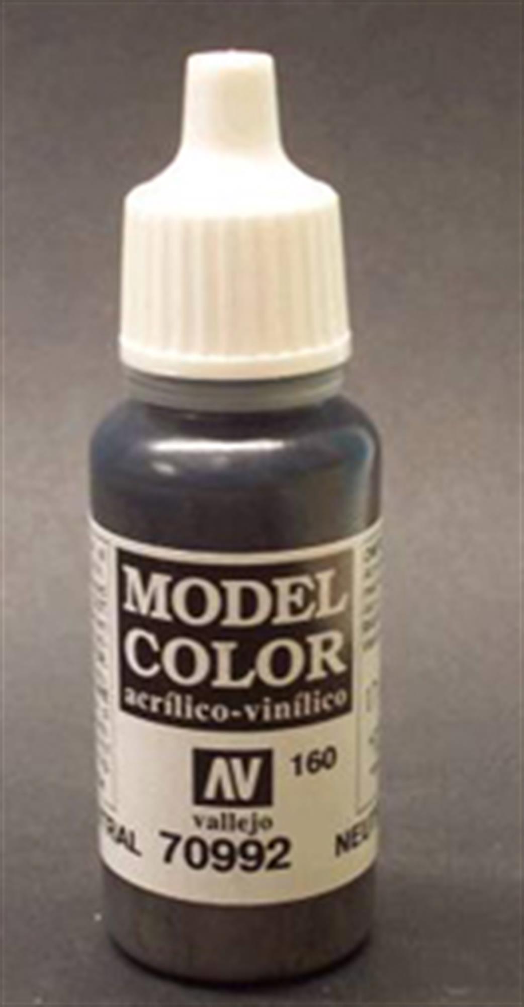 Vallejo  70992 992 Model Color Matt Neutral Grey Acrylic Paint 17ml