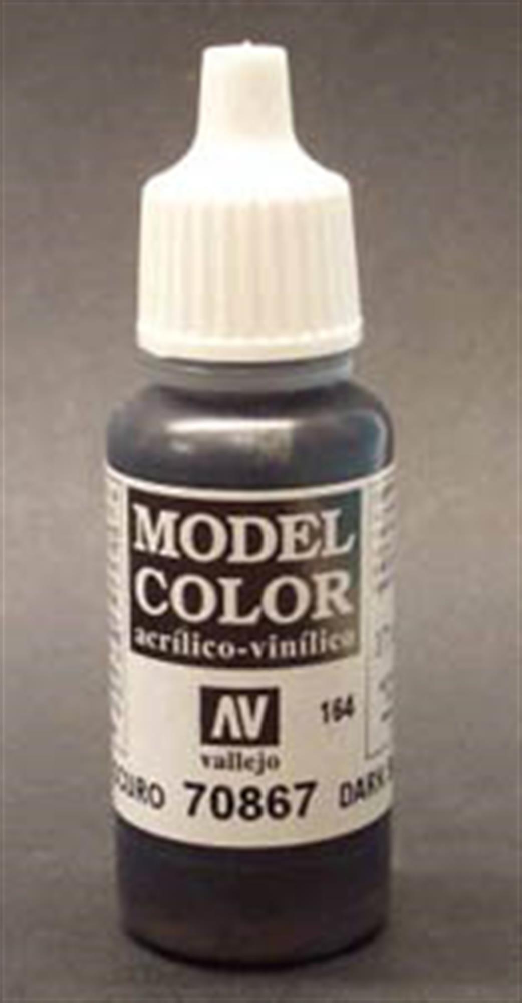 Vallejo  70867 867 Model Color Matt Dark Blugrey Acrylic Paint 17ml 164