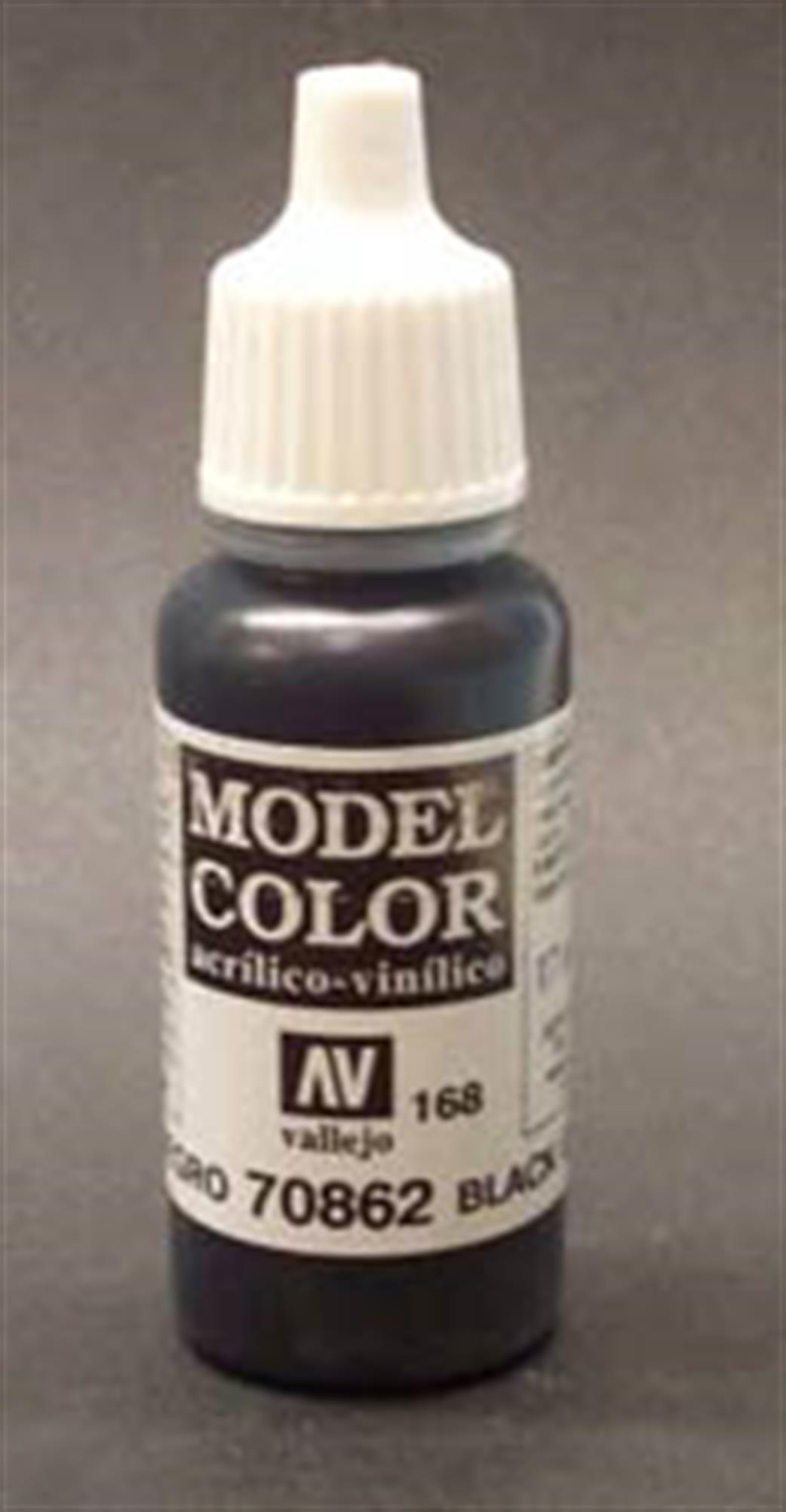 Vallejo  70862 862 Model Color Matt Black Grey Acrylic Paint 17ml