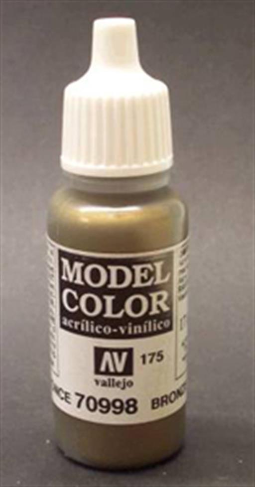Vallejo 70998 998 Model Color Metallic Bronze Acrylic Paint 17ml