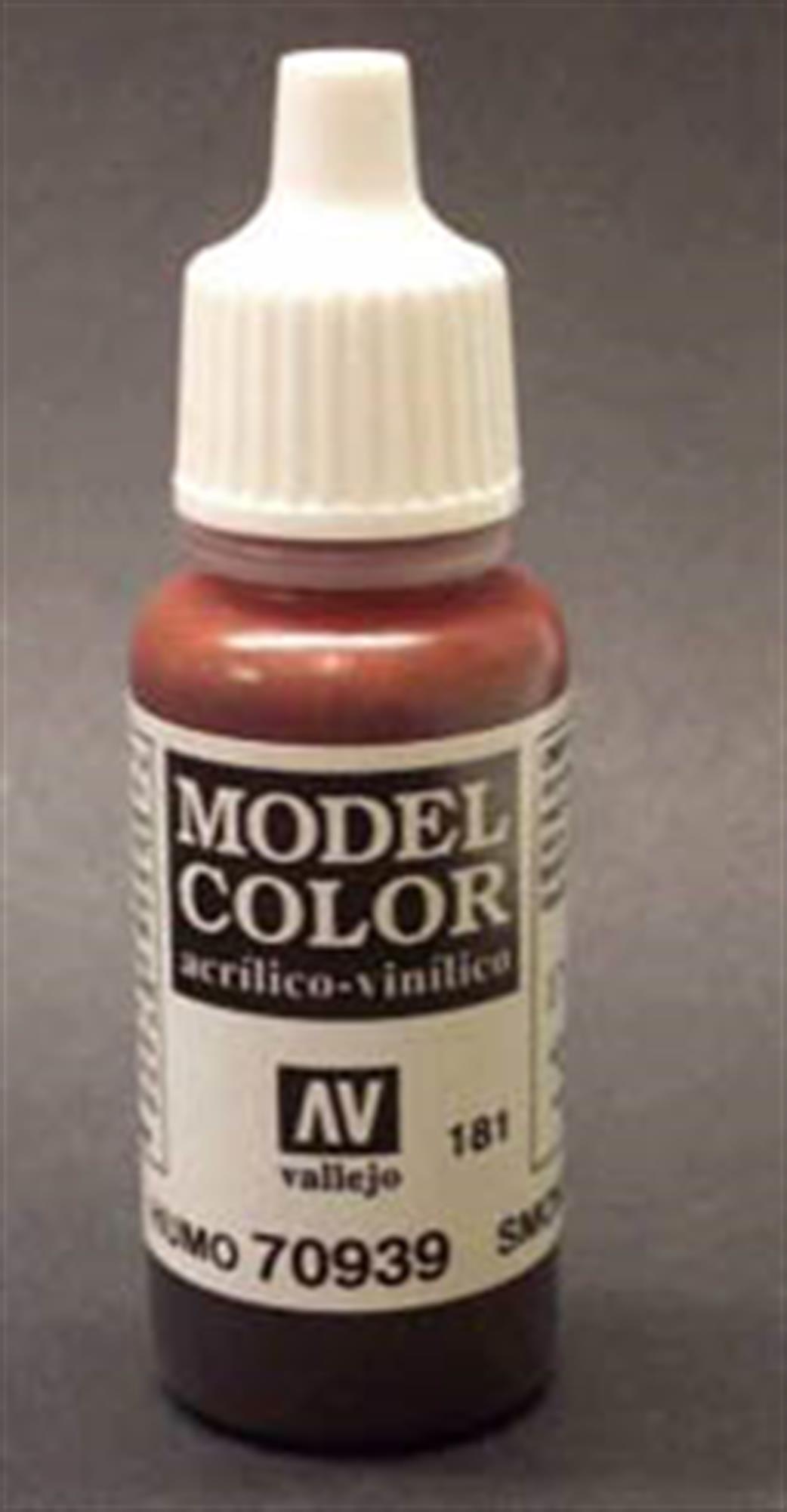Vallejo  70939 939 Model Color Transparent Smoke Acrylic Paint 17ml 181